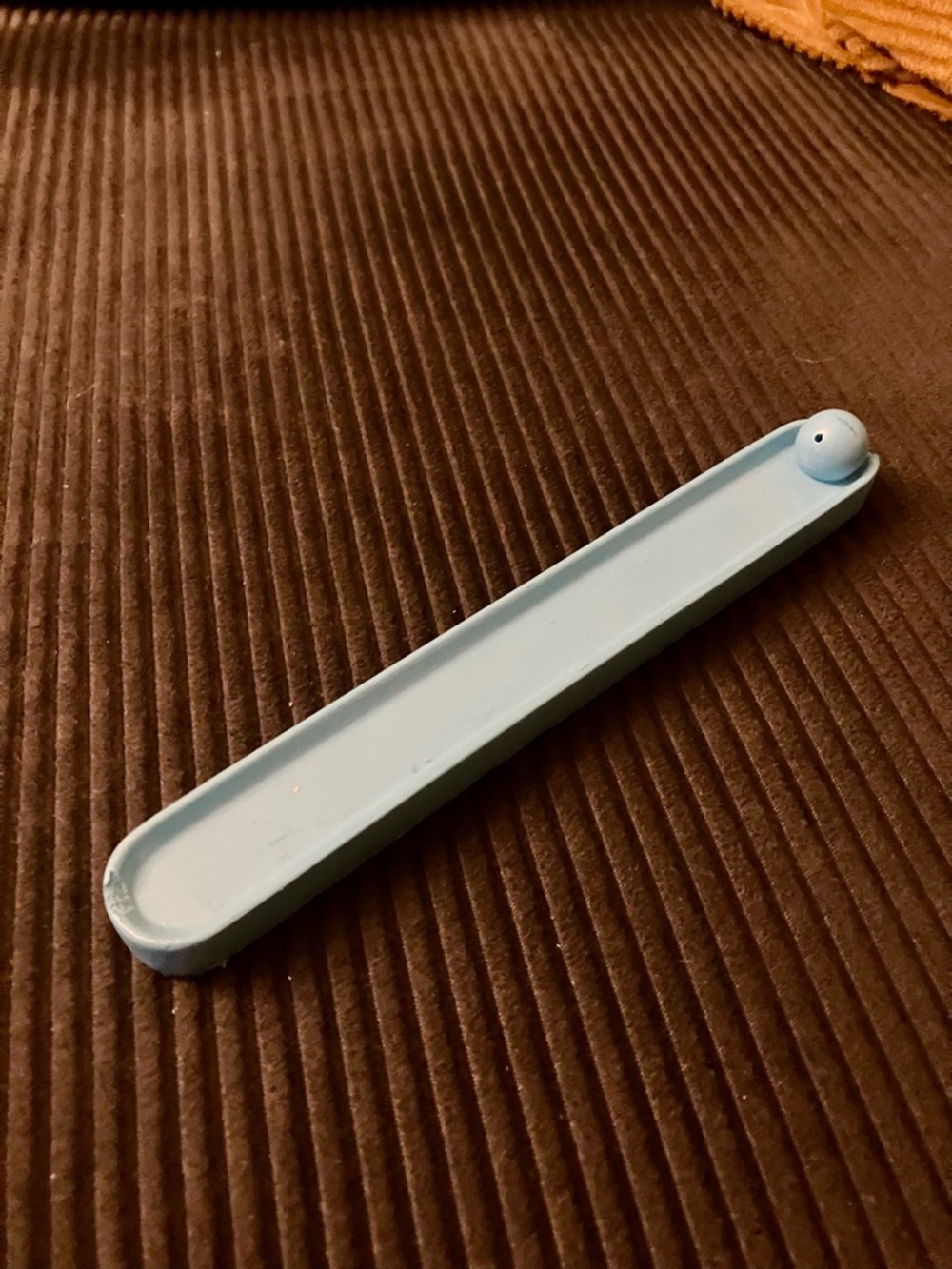 Light Blue Ceramic Incense Holder - Minimalist Stick Tray